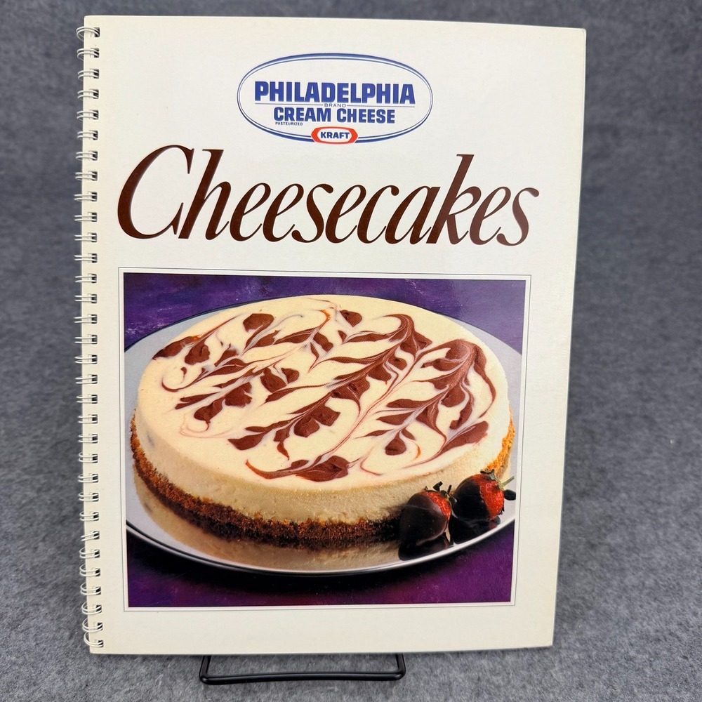 Philadelphia Cream Cheese Cheesecakes by Kraft Kitchens 1989 Spiral Cookbook